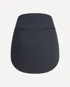 Courrèges Black Polyester Mini Skirt In Blue
