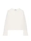 Courrèges Satin-trimmed Tailored Jacket In White