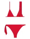 Courrèges Scarf Triangle Bikini In Red