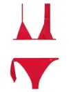 Courrèges Scarf Bikini Set In Red