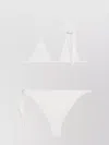 Courrèges White Scarf Bikini Set