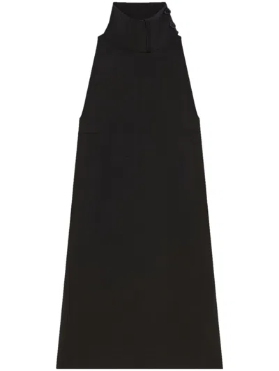 Courrèges Scarf Mini Dress In Black