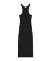 Courrèges Courregès Canale Navy Scuba Straps Dress In Black