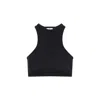 Courrèges Courregès Scuba Tech Jersey Bra In Black