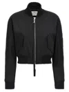 Courrèges Scuba Bomber Jacket Casual Jackets And Parka Black