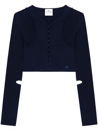 COURRÈGES SCUBA CARDIGAN