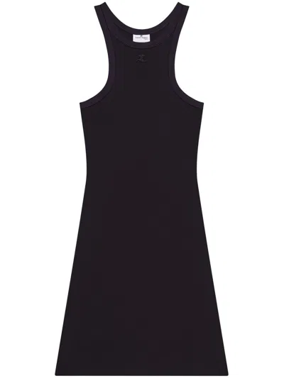 Courrèges Courreges Women Short Scuba Dress In Black