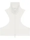 Courrèges Scuba Cropped Tank Top In White
