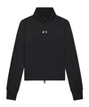 Courrèges Courreges Interlock Jersey Track Jacket For Athletic In Black