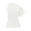 Courrèges Courregès Oneshoulder Tshirt In Scuba In White