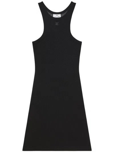Courrèges Courreges Women Short Scuba Dress In Black
