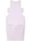 Courrèges Scuba Mini Dress In Pink