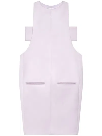 Courrèges Scuba Mini Dress In Pink