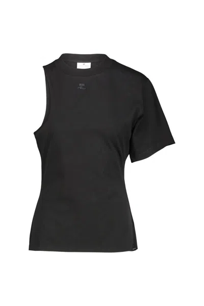 COURRÈGES COURRÈGES SCUBA ONE SLEEVE T-SHIRT