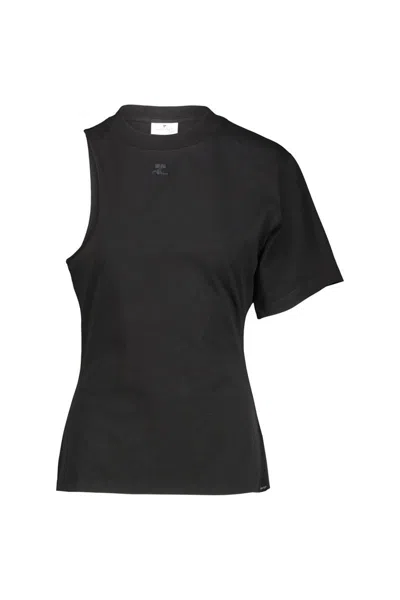 COURRÈGES COURRÈGES SCUBA ONE SLEEVE T-SHIRT CLOTHING