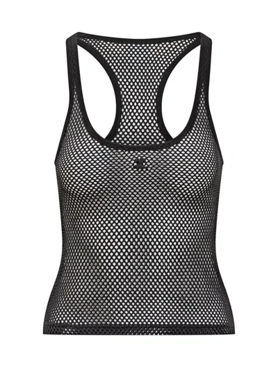 Courrèges Scuba Reta Tank Top In Black