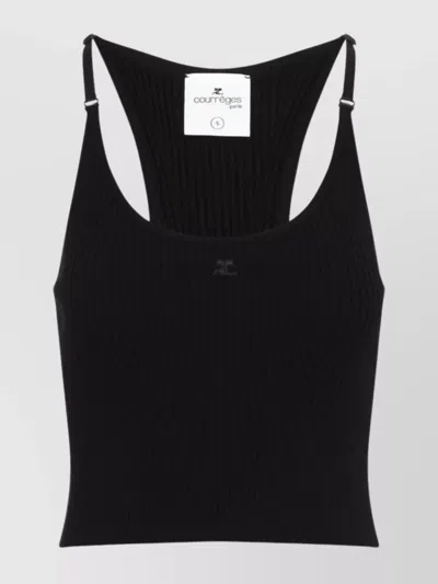 COURRÈGES SCUBA RIB KNIT TANK TOP