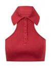 Courrèges Topwear In Red Viscose In Red