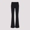Courrèges Courreges Black Bootcut Scuba Jersey Pants In Black