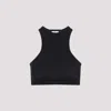 Courrèges Courregès Scuba Tech Jersey Bra In Black