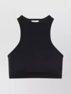 Courrèges Courregès Scuba Tech Jersey Bra In Black