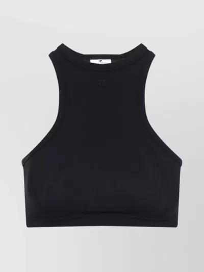 COURRÈGES SCUBA TECH JERSEY BRA TOP