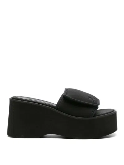 COURRÈGES SCUBA WAVE SLIP-ON SANDALS