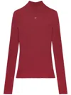 Courrèges Solar Sweater In Red