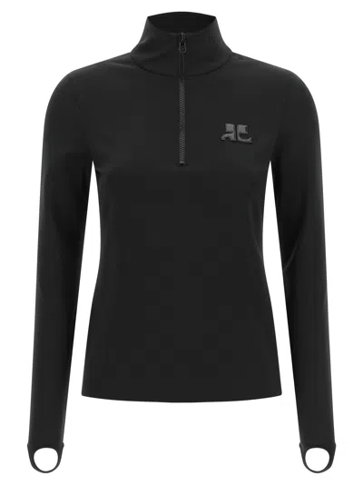 Courrèges Courreges 'second-skin' Sweater In Black