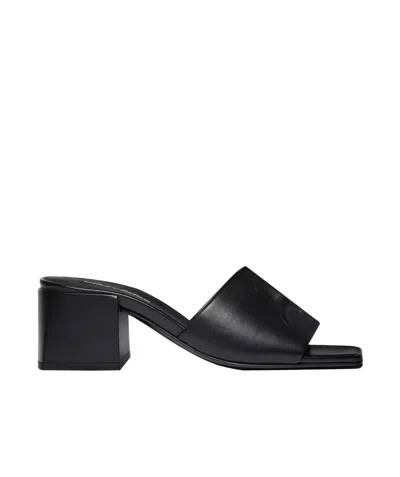 COURRÈGES COURRÈGES SHADOW OPEN-TOE MULES