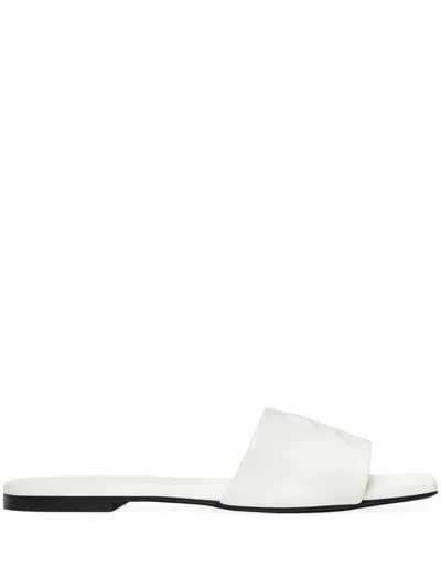 Courrèges Shadow Sandals In White