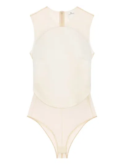 Courrèges Sheer-panel Bodysuit