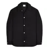 Courrèges Wool Blend Overshirt In Black