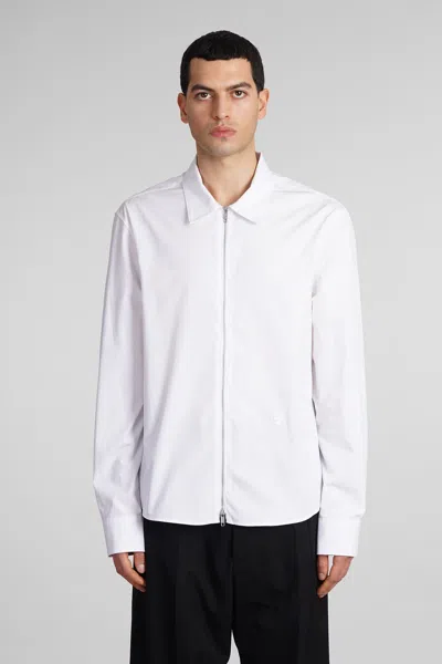 Courrèges Shirt In White Cotton