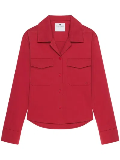 Courrèges Shirt Utility Polycotton In Red