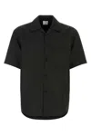 Courrèges Courreges Man Black Polyester Shirt In Black
