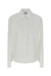 Courrèges Courreges White Poplin Shirt In White