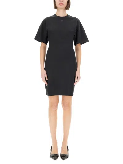Courrèges Courreges Chic Cotton Mini Dress In Black