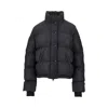 Courrèges Short Down Jacket In Black