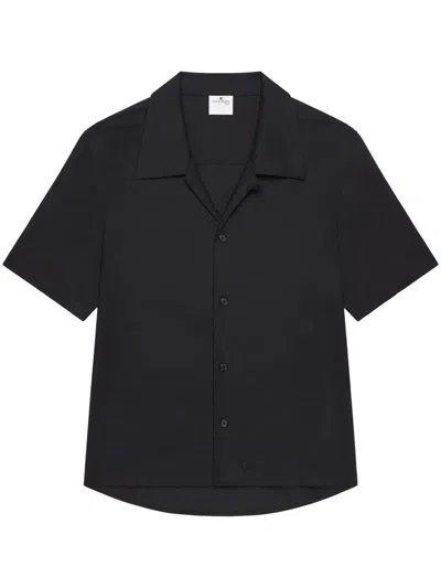 Courrèges Short-sleeve Shirt In Black