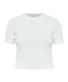 Courrèges Short Sleeve T-shirt In White