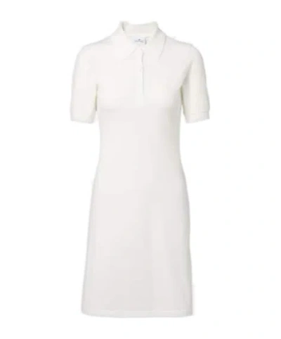 Courrèges Short-sleeved Dress In White