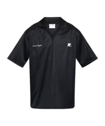 Courrèges Short-sleeved Polo Shirt In Multi