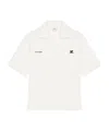 Courrèges Polo Shirt Sports Style Short Sleeves In White