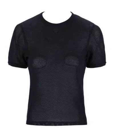 Courrèges Short-sleeved T-shirt In Black
