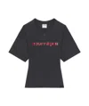 Courrèges Courreges Women Courreges Belted Printed Stone T-shirt In Black