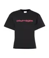 Courrèges Courreges Women Courreges Belted Printed Stone T-shirt In Black