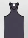 Courrèges Short Sleeves Embroidered Logo In Multi