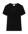 Courrèges Short-sleeves T-shirt In Black