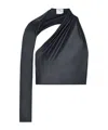 Courrèges Cropped Top In Black